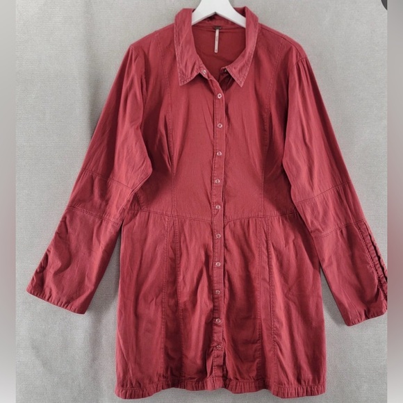 Free people Thea mini shirt dress preloved - Picture 3 of 6